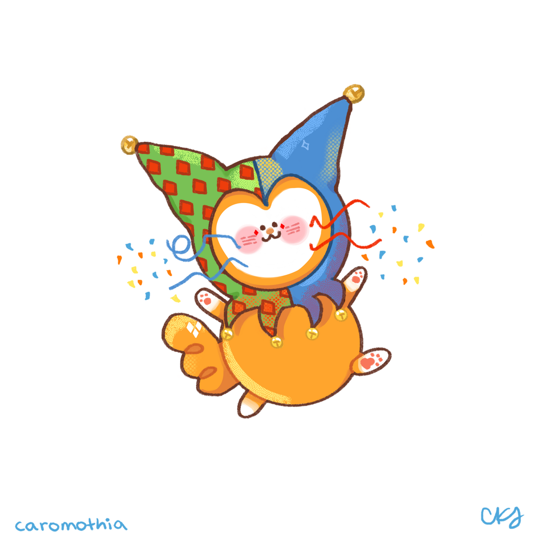 Jangle the Jester Cat